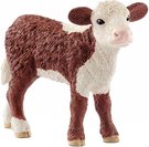 SCHLEICH Herefordské tele 8cm figurka kráva ručně malovaná plast