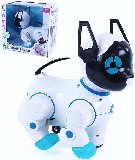 Robot kočka interaktivní tančící na baterie Světlo Zvuk plast