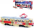 Tramvaj klasická 28cm I Love Prague plastový model funkční CZ na volný chod