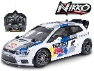 NIKKO RC Auto 1:16 Volkswagen Polo WRC Red Bull na vysílačku na baterie