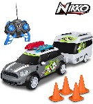 NIKKO RC Auto Mini Cooper Countryman s karavanem 2,4GHz na vysílačku 1:20 na baterie