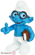 OLYMPTOY SCHLEICH Šmoula Koumák s knihou *ŠMOULOVÉ* Gumová figurka