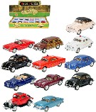 Auto historické kovový model 12cm veterán 12 druhů