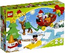 Fotografie LEGO DUPLO Santovy Vánoce 10837 STAVEBNICE