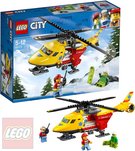 LEGO CITY Záchranářský vrtulník STAVEBNICE 60179
