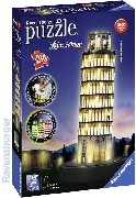 RAVENSBURGER Puzzle 3D věž v Pize na baterie Světlo noční edice 216 dílků