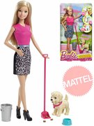 MATTEL BRB Barbie panenka s pejskem set s doplňky pečujeme o štěňátko plast