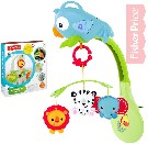 FISHER PRICE Baby zářící kolotoč se zvířátky 3v1 Rainforest na kočárek plast