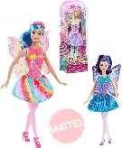 MATTEL BRB Barbie panenka víla 32cm s křídly set s doplňky 3 druhy