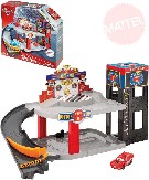 MATTEL Garáž dvoupatrová Cars (Auta) herní set s autíčkem a funkčním výtahem