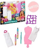 MATTEL BRB BARBIE D.I.Y. Akvarelové návrhářství navrhni design šatů 2 druhy