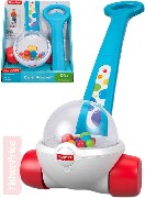 FISHER PRICE Baby popcorn jezdík s rukojetí 57cm poskakující míčky pro miminko
