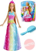 MATTEL BRB Barbie panenka princezna běloška magické vlasy Světlo Zvuk
