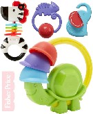 FISHER PRICE Baby zvířátko chrastítko / kousátko 4 druhy pro miminko