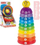 FISHER PRICE Aktivní baby skládačka s rolničkou naučná plast 2 druhy