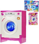 Pračka automatická 42cm na baterie set s doplňky plast Zvuk