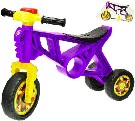 Motorka dětské odrážedlo fialové 60x43x19cm s klaksonem plast