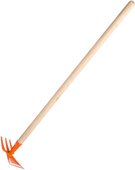 DŘEVO Dětské nářadí pracovní 80cm zahradní kovová motyka 2 barvy
