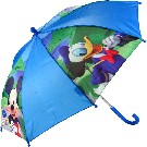 Deštník dětský Mickey Mouse Kačer Donald 75cm Disney modrý mechanický