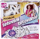 FAB-LAB Tetování metalické kreativní set tetovací salon 120 vzorů v krabici
