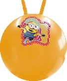 Míč skákací Mimoni (Minions) 50cm žlutý s obrázkem dětské hopsadlo s držadly