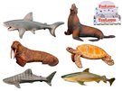 Zvířata mořská 9-15cm plastové figurky zvířátka 6 druhů