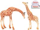 Zvířata žirafa 13-18cm plastové figurky zvířátka 2 druhy