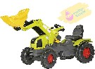 ROLLY TOYS Traktor šlapací FarmTrac Claas Axos 340 s čelním nakladačem