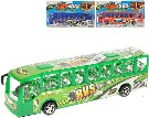 Autobus plastový 27cm na setrvačník 3 barvy