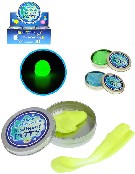 Chytrá hmota v plechovce svítící inteligentní plastelína Intelligent Putty 3 barvy