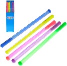 Hůlka pro roztleskávačky 46cm na baterie svítící 5 barev Světlo plast