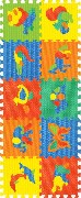 PUZZLE Koberec soft puzzle ZVÍŘÁTKA měkké bloky na zem