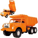 DINO Tatra T148 klasické nákladní auto na písek 73cm oranžové sklápěcí korba