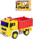Auto míchačka/sklápěčka 1:20 na baterie 18cm na setrvačník Světlo Zvuk