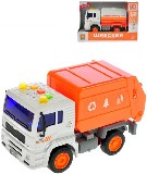 Auto cisterna/popeláři 1:20 na baterie 19cm na setrvačník Světlo Zvuk