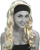 KARNEVAL Paruka super blond dlouhá KARNEVALOVÝ DOPLNĚK