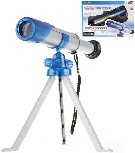 Teleskop dětský hvězdářský set se stativem tripod zvětšení 6X v krabici