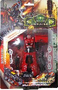 Robot lokomotiva s transformací 16cm transrobot na kartě plast