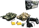 Tank RC sada 2 kusy na dálkové ovládání (na vysílačku) s doplňky 27/40 MHz