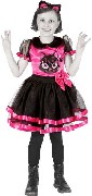 KARNEVAL Šaty KOŤÁTKO vel. S (110-120 cm) 4-6 let KOSTÝM