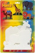 HAMA Midi podložka na zažehlovací korálky zvířátka set 4ks na kartě