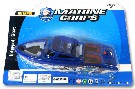 Motorový plastový člun 21cm na baterie marine corps 2 barvy na kartě
