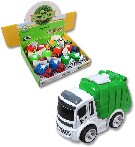 Auto funkční městské 9cm baby popeláři / čisticí vůz / hasiči 3 druhy 2 barvy kov
