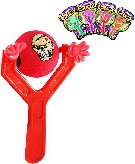 Prak Crazy Ball plastový 14cm se soft míčkem z pěny 4 barvy na kartě