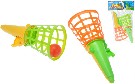 Catch ball 18cm set 2 košíky s míčkem v sáčku plast