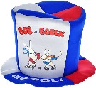 Klobouk Bob a Bobek 20x32cm v sáčku FANDÍME HOKEJI Češi do toho!
