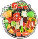 Krájecí zelenina set makety potravin s tácem a doplňky plast