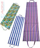 ACRA Lehátko plážové skládací textilní 180cm pruhované / beach 4 druhy