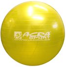 ACRA Míč gymnastický žlutý 85cm fitness balon rehabilitační do 150kg