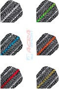 ACRA Letky náhradní HARROWS Supergrip na šipky set 3ks různé barvy
